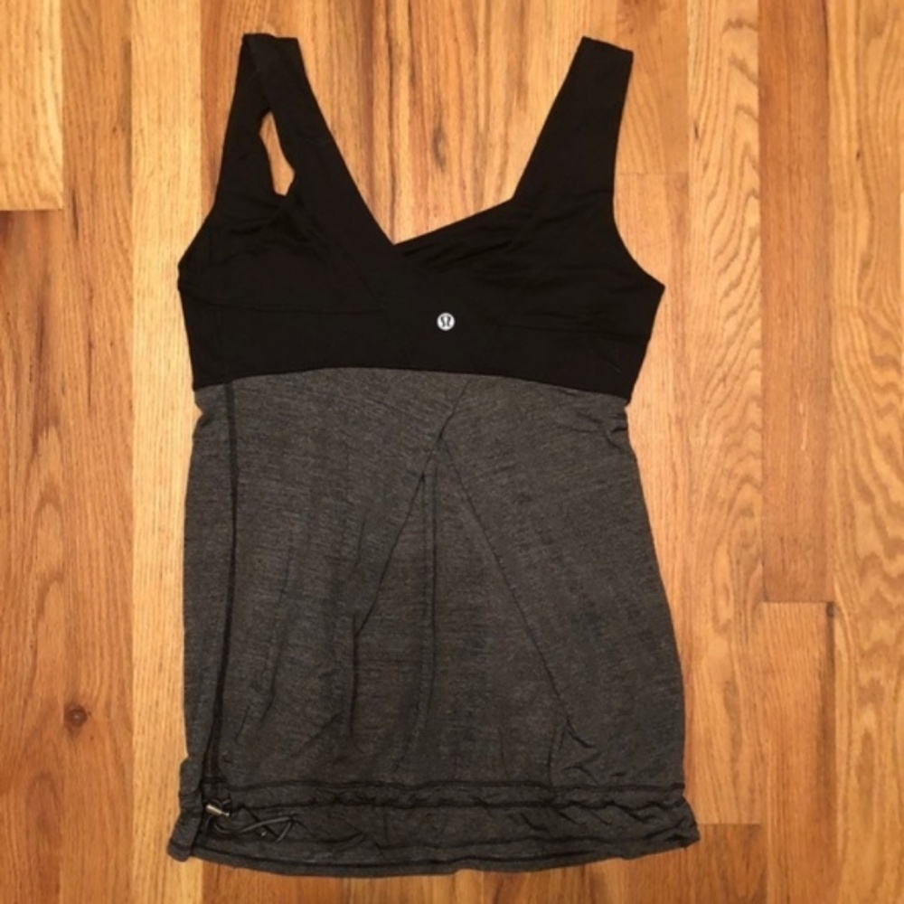 Lululemon Cinch Tank - Size 6 - Charcoal